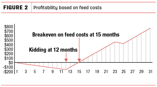 profitability based on feed costs