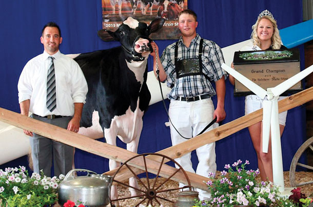Joel Phoenix has traveled the world fitting, showing and judging Holstein show cattle.