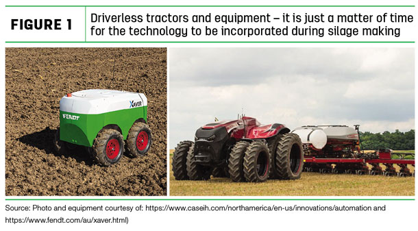 Driverless tractors and equipment – it is just a matter of time for the technology to be incorporated during silage making