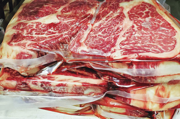 Snow beef is recognized for its high marbling