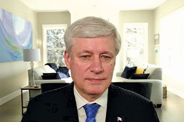 Fromer Prime Minister Stephen Harper