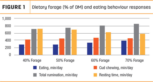 Dietary forage and eating bahaviour responses