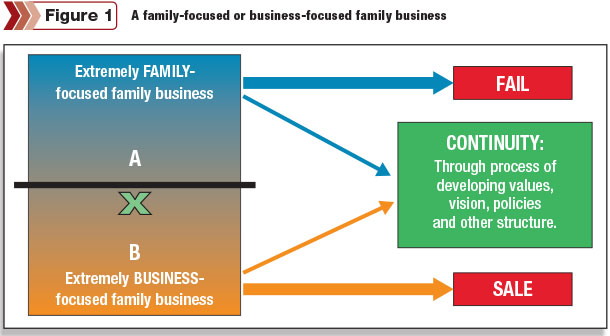 A family focused or business-focused family business